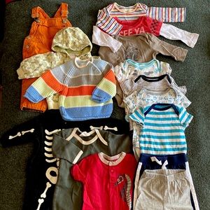 15 Pieces 0-3 months.